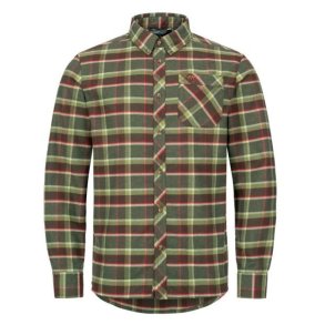 Blaser Charles Shirt Olive / Red Checked
