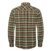 Blaser Charles Shirt Olive / Red Checked