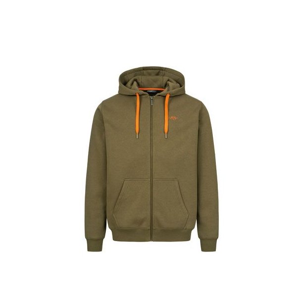 Blaser Hoody Med Zip 23 Dark Olive