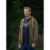 Blaser Hoody Med Zip 23 Dark Olive