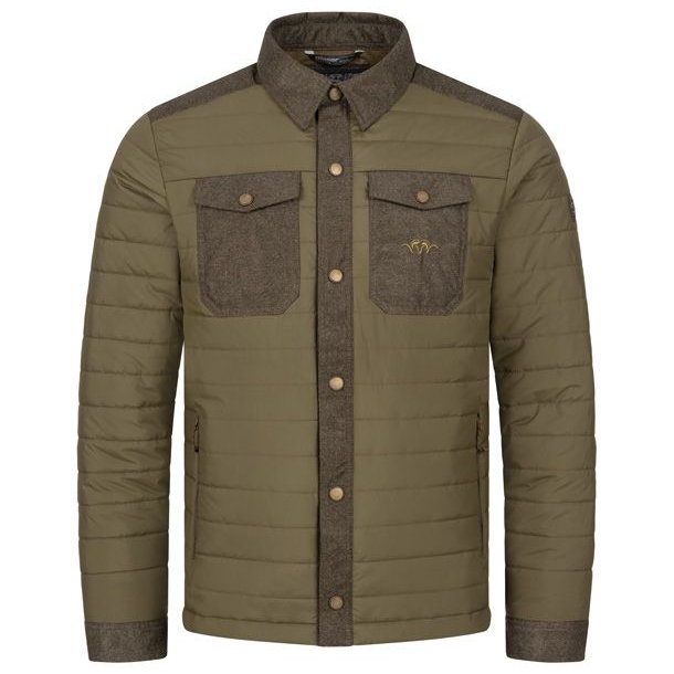 Blaser Insulated Ron Shacket Dark Olive