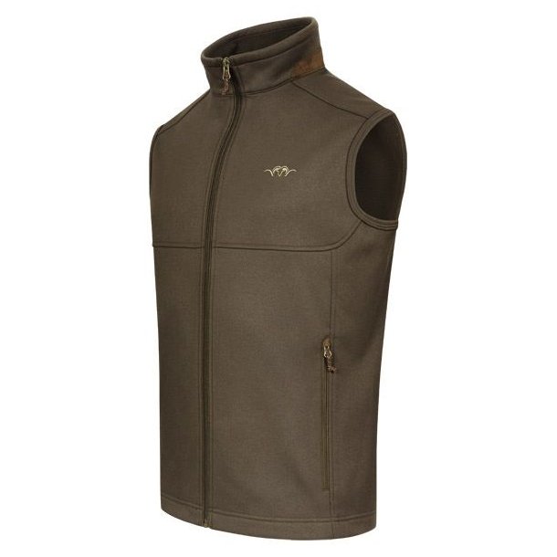 Blaser Kylar Fleece Vest Dark Brown