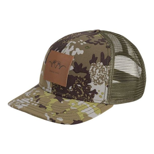 Blaser Leather Badge Cap HunTec Camouflage
