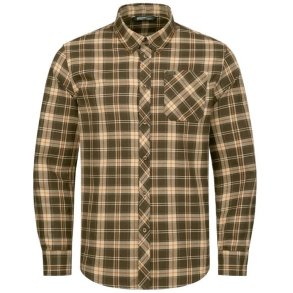 Blaser Louie Shirt Brown / Orange Checked