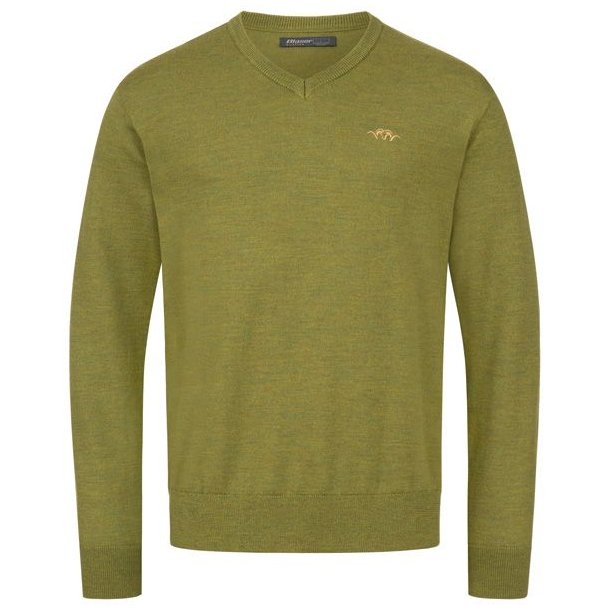 Blaser Merino V-Neck Sweater Vived Green