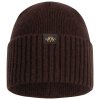 Blaser Rib Beanie Bob Dark Brown