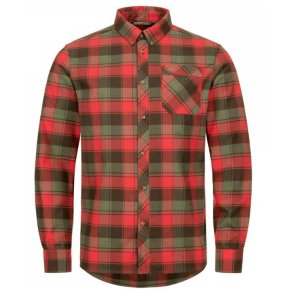 Blaser Theodor Shirt Red / Dark Green Checked