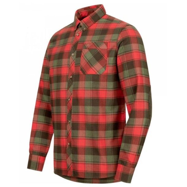 Blaser Theodor Shirt Red / Dark Green Checked