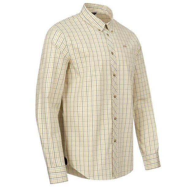 Blaser Tristan Shirt Beige Yellow Check