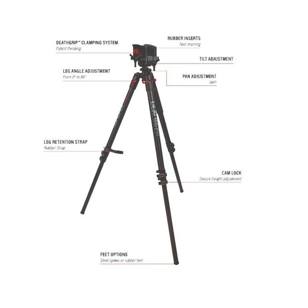 BOG DeathGrip Carbon Fiber Tripod