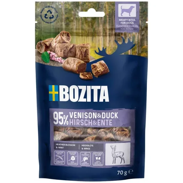 Bozita Snacks Meaty Bites Venison & Duck
