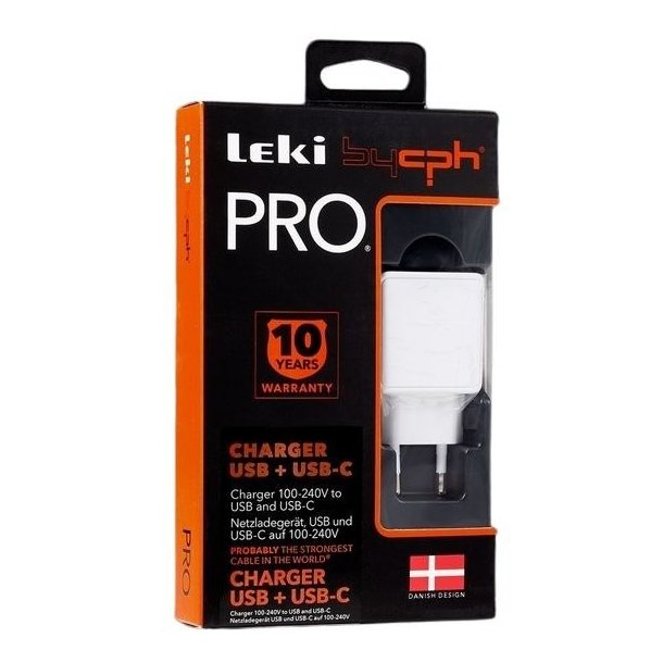 Bycph Power Adapter 10W med USB C