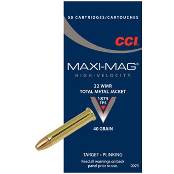 CCI 22 WMR HS Maxi Mag 50stk (00023) TMJ