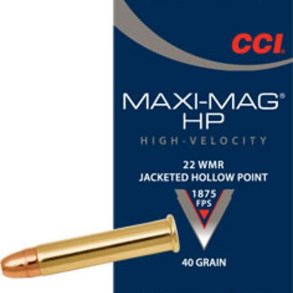 CCI 22WMR Hollow Point Max 50stk (0024)