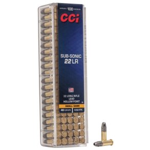 CCI Subsonic HP 22LR 40gr 100 stk (0056)