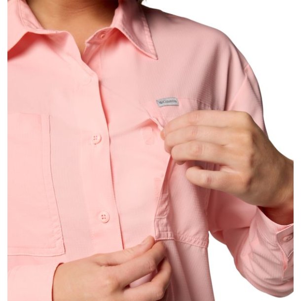 Columbia Silver Ridge Utility LS Shirt W Pink Sand