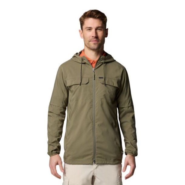 Columbia Skien Valley Hooded LS Shirt Stone Green