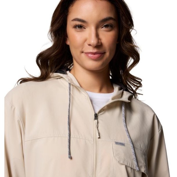 Columbia Skien Valley Hooded LS Shirt W Dark Stone