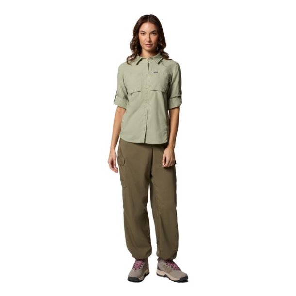Columbia Skien Valley Hooded LS Shirt W Safari