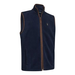 Deerhunter Cumbria Fleece Vest Dark Blue