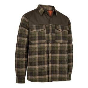 Deerhunter Elbert Padded Overshirt Green Check