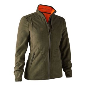Deerhunter Lady Pam Fleece Jakke Vendbar Orange