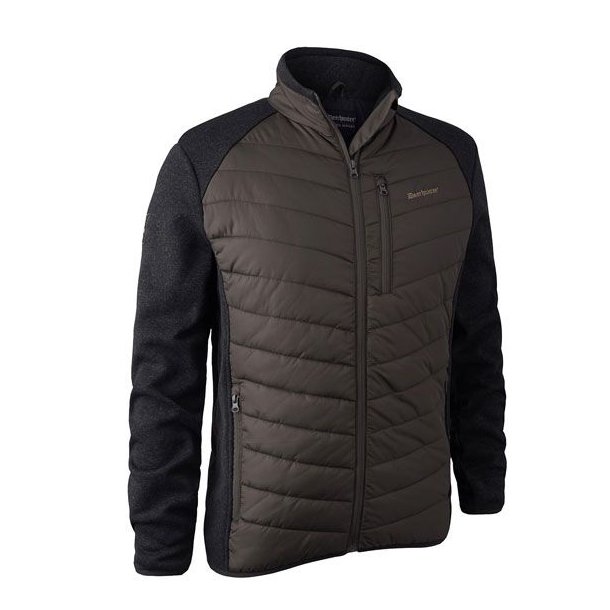 Deerhunter Moor Vatteret Jakke m.Strik Brown Leaf