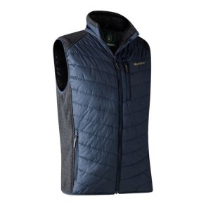 Deerhunter Moor Vatteret Vest Med Strik Dark Blue