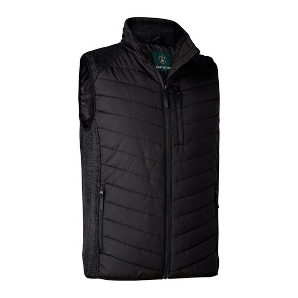Deerhunter Moor Vatteret Vest Med Strik Black