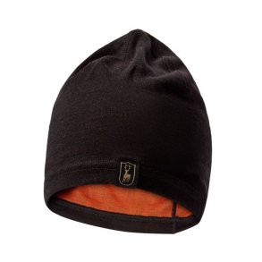 Deerhunter Quinn Merino Beanie Black Oak