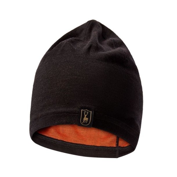 Deerhunter Quinn Merino Beanie Black Oak