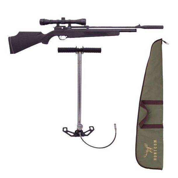 Diana Storm Rider PCP Syntetisk 4,5mm Luftgevr Med Pumpe, 4x32 kikkert & etui