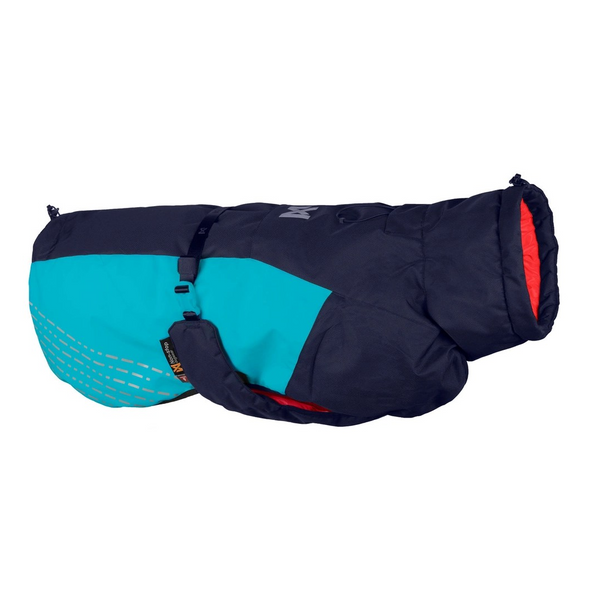 Dogwear Glacier Dog Jacket 2.0 Hundevest Navy/Teal/Red, 70