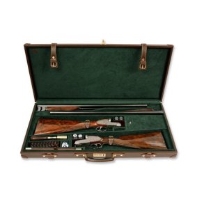 Emmebi hagl kuffert 2/vben brun lder 2/vben brun lder.