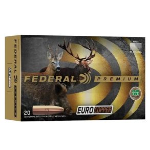 Federal Euro Copper 308Win 9,7g/150gr 20stk Blyfri Riffelpatron