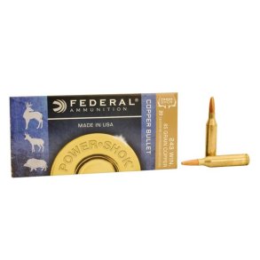 Federal Power-Shok Kobber 243Win 85gr 20stk Riffelpatron