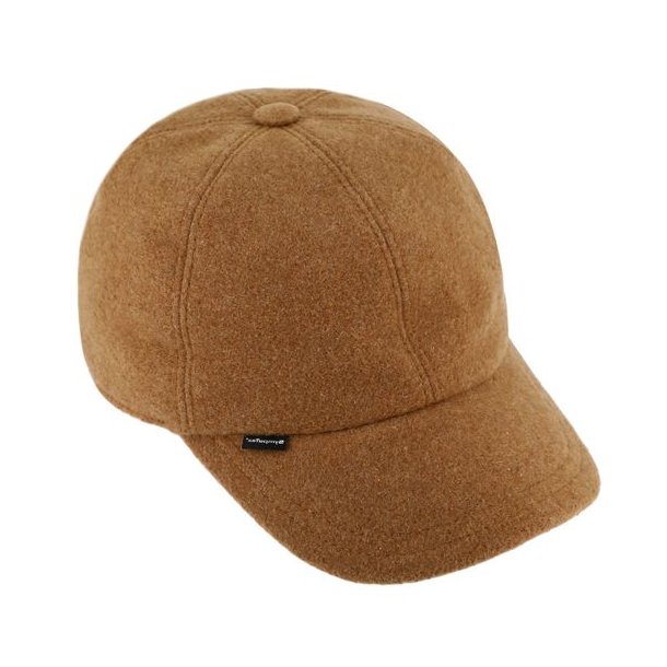 Fiebig Cap  M/reflap 100% Uld Camel