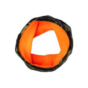 Fiebig Fleece Halstrklde - Vendbar Camo/Orange