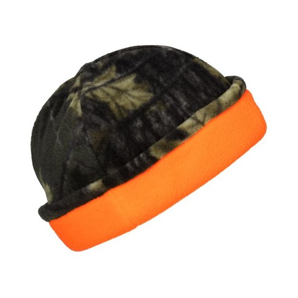 Fiebig Fleece Hue - Vendbar Camo/Orange