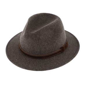 Fiebig Hat M/ reflap WP 100% Uld Brown