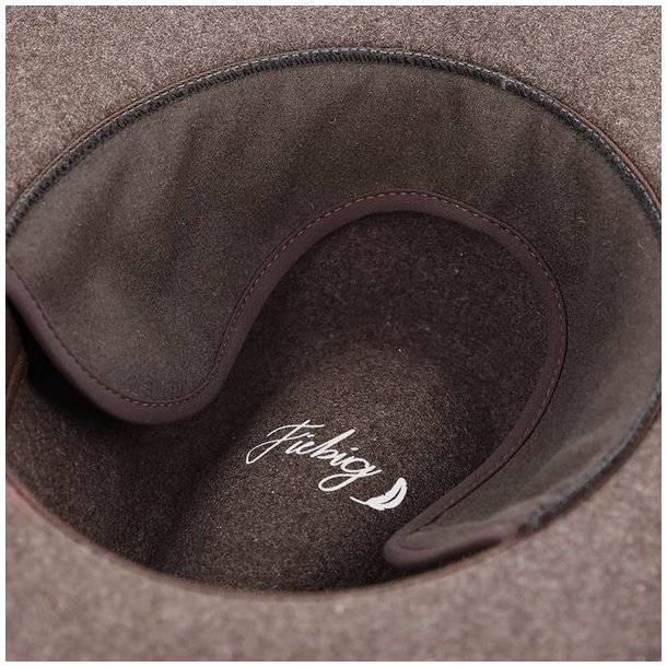 Fiebig Hat M/ reflap WP 100% Uld Brown