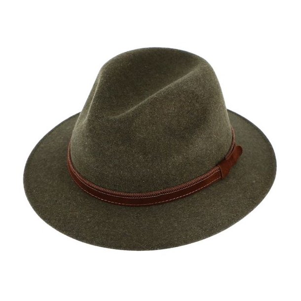 Fiebig Hat M/ reflap WP 100% Uld Olive