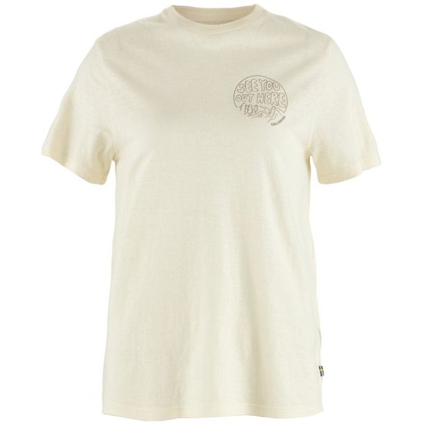 Fjllrven Hemp Blend Out Here T-Shirt W Chalk White