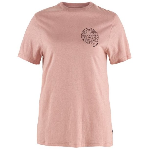 Fjllrven Hemp Blend Out Here T-Shirt W Chalk Rose