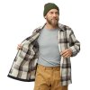 Fjllrven Singi Flannel Overshirt Chalk White-Dark Navy