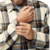 Fjllrven Singi Flannel Overshirt Chalk White-Dark Navy