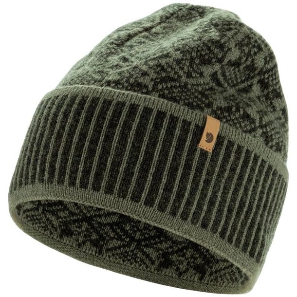 Fjllrven Snow Beanie Deep Forest