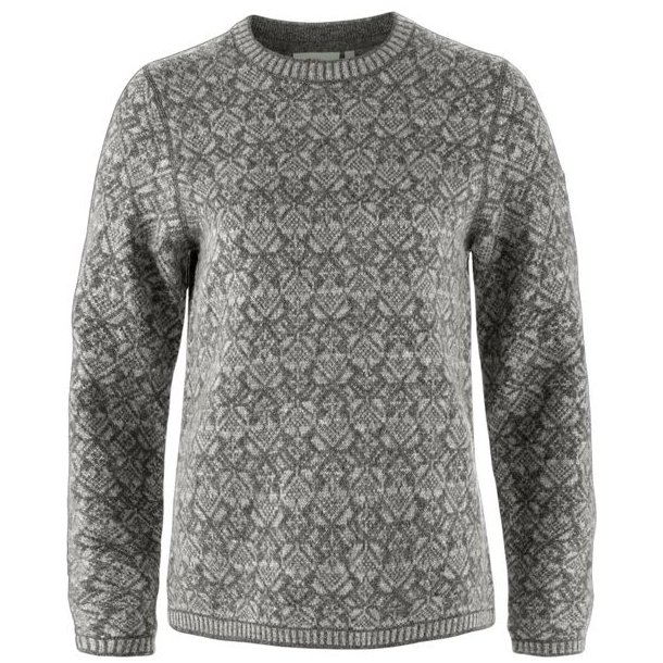 Fjllrven Snow Round Neck Sweater W Grey