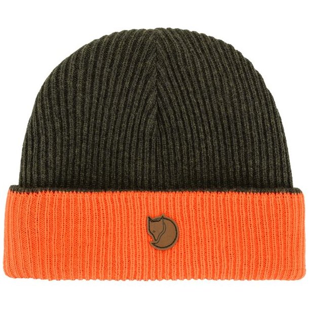 Fjllrven Srmland Reversible Beanie Dark Olive