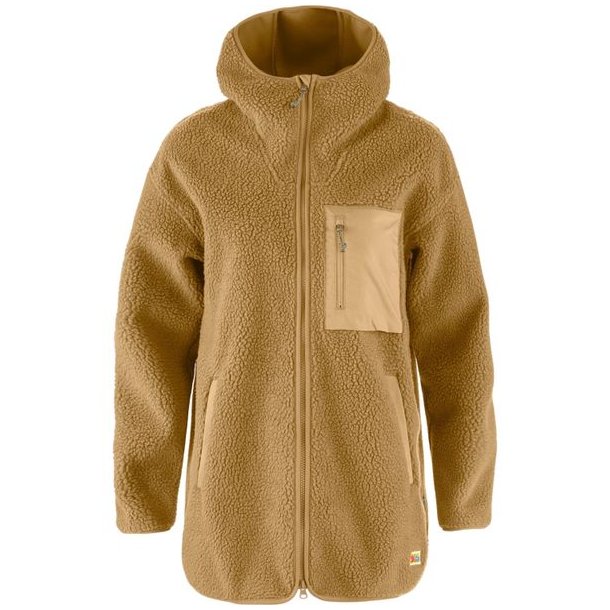 Fjllrven Vardag Pile Fleece Long W Buckwheat Brown